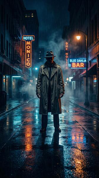 《暗夜追凶》高清悬疑电影视频海报